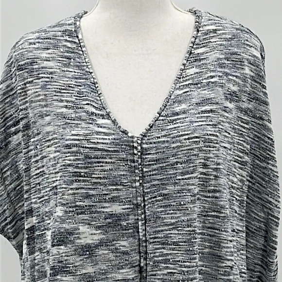 Caslon Space Dye Poncho Style Oversized Top/Swim Cover - NWOT - Small/Medium - Picture 2 of 5